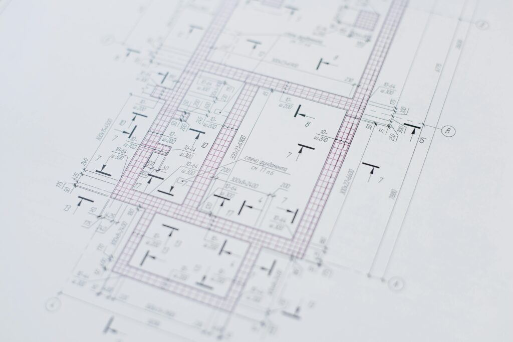 pexels-photo-4458210-4458210 Close-up view of an architectural floor plan showcasing design creativity and layout precision.